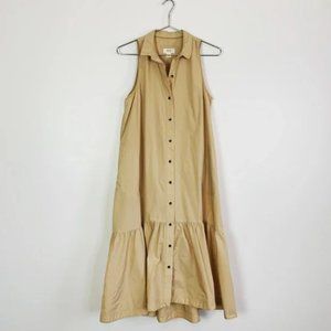 Anthropologie Maeve Sleeveless Midi Dress